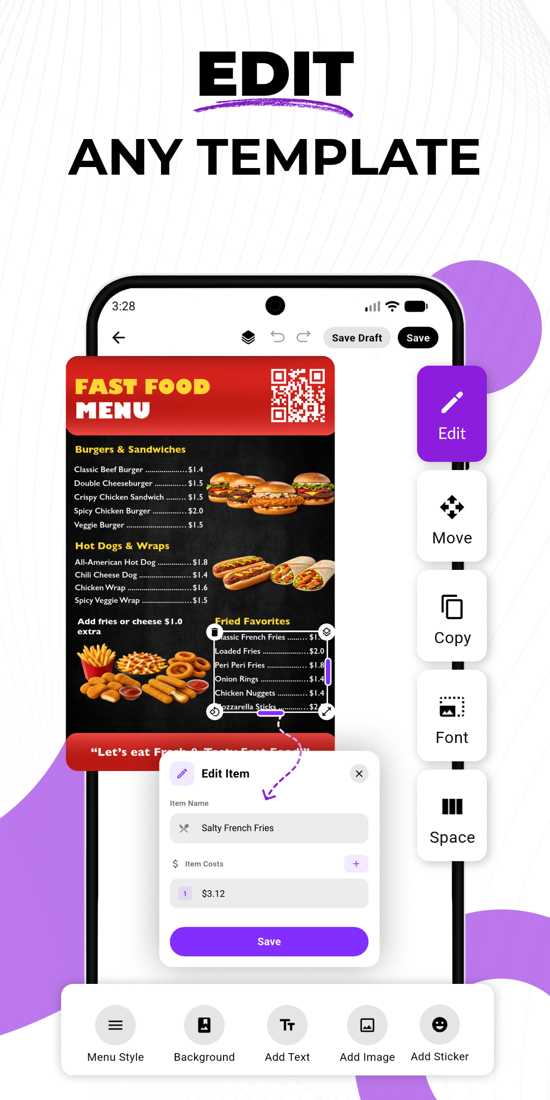 Menu Designer